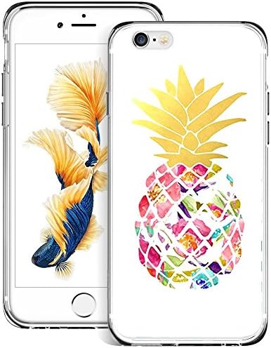 Ananas Sunset iPhone 6 s Artı 6 Artı Kılıf Özelleştirilmiş Tasarım Anti-Scratch Esnek Şok Emme Yumuşak TPU Koruyucu Telefon