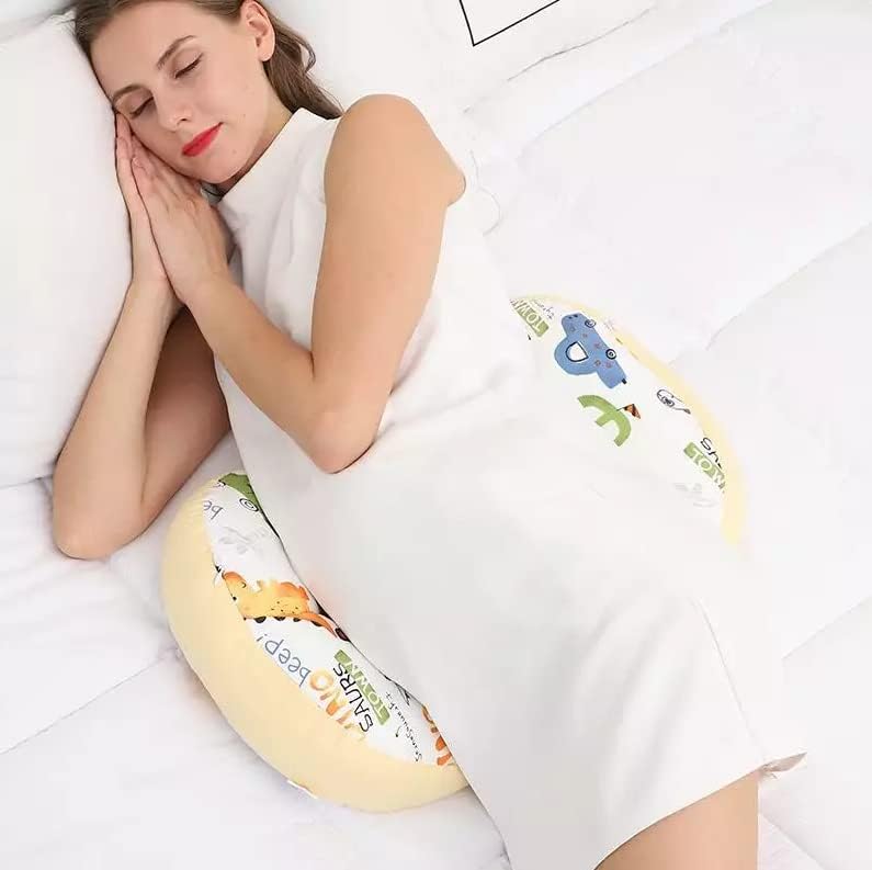 Ayarlanabilir Orta Kayışlı Annelik Yan Uyuyan Yastık / Kompakt ve Soğutma, Yerinde Kalma Tasarımı / Almohada para Embarazada