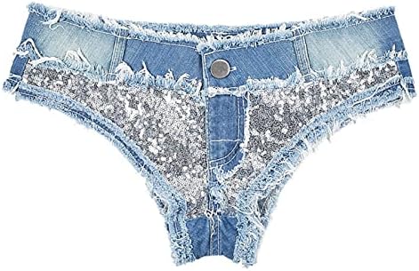 Kadın Kot Şort Gençler Seksi Kesim Yüksek Bel Yıkanmış Sıkıntılı Ganimet Kot Kısa Yıpranmış Ham Püsküller Sıcak Pantolon