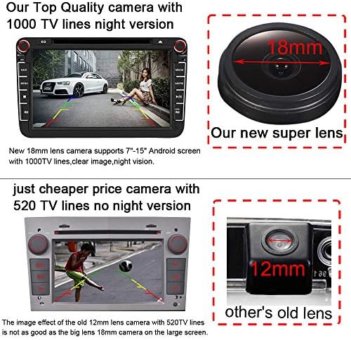 HDMEU geri görüş kamerası Araba için, Su Geçirmez Dikiz Plaka Araba Dikiz Ters park kamerası Mitsubishi Outlander için 2018