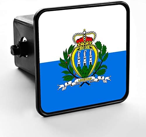 Dayanıklı Römork Bağlantısı Kapağı-San Marino Bayrağı (Marinese)