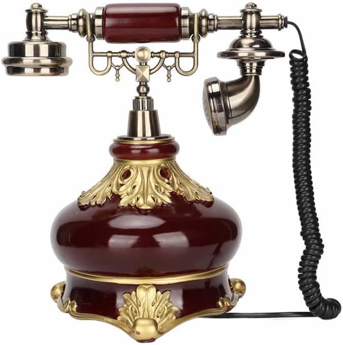 ZYKBB Vintage Telefon Antika Telefon Güçlü Depolama Fonksiyonu Oturma Odası Yatak Odası Ofis için