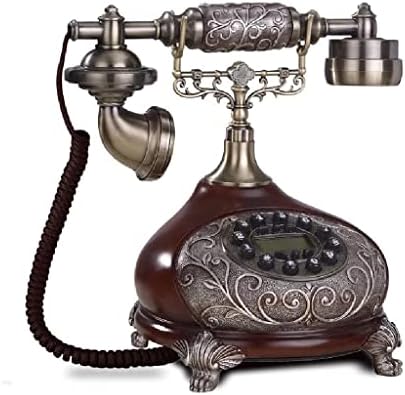 LHLLHL Vintage Sabit Telefon Anahtar Arama Antika Sabit Telefon Ofis Ev Otel için Reçine