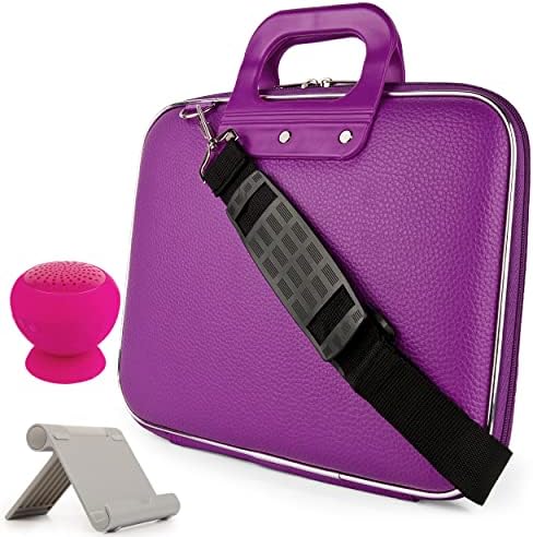 Siyah 10 inç seyahat taşıma çantası Tablet çantası hoparlör ve Stand ile Galaxy Tab S8 A8 A7, A7 A6 Lite için