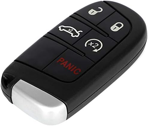 ccıyu 1 X Flip Anahtar Fob Kesilmemiş Bıçak (KABUK DURUMDA) 4 Düğme Değiştirme 2011-2018 Dodge Şarj Cihazı 2015-2018 Dodge