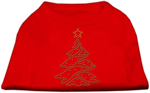Mirage Pet Noel Ağacı Rhinestone Kırmızı Köpek Gömlek Polycotton XXLarge