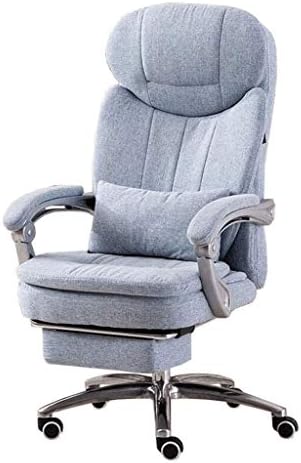 ygqbgy Halter Uzanmış Deri ofis koltuğu-Modern Yönetici Ayarlanabilir fırdöndü Sandalye Kafalık Geri Çekilebilir Footrest