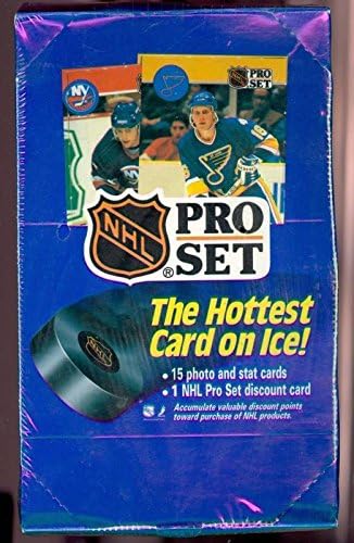 1990-91 PROSet Hokey kartı Balmumu paketleme kutusu Serisi 1 I Pro Set FABRİKA MÜHÜRLÜ