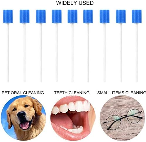 DBYLXMN Matkap Çalı Bakımı Mavi Sünger Ucu Oral 100 Bakım Paketi Tek Kullanımlık Oral Sopa Araçları Ev Geliştirme sünger