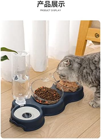 NA Kedi Çift Kase otomatik hayvan mama kabı Besleyici su sebili kedi maması Havzası Köpek Kase kedi Kase kedi Malzemeleri