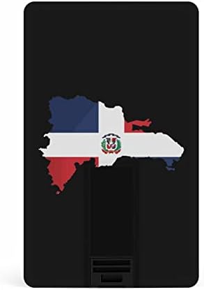 Dominik Cumhuriyeti Haritası Bayrağı Kredi Kartı USB bellek Sürücüler Kişiselleştirilmiş Memory Stick Anahtar Kurumsal Hediyeler