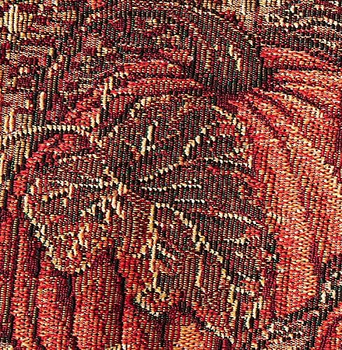 Menekşe Keten Güz Hasat Şükran Sonbahar Yaprakları Ayçiçeği Polyester Pamuk Dokuma Goblen Dekoratif Yer Paspasları, 13 İnç