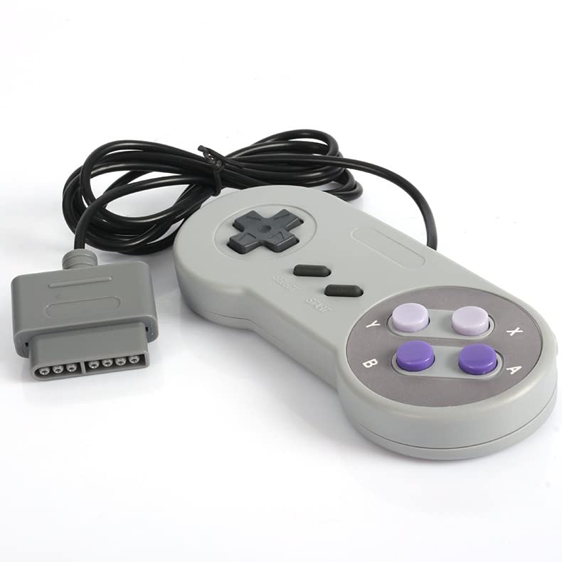 Rojuna 2 Paket Yedek Denetleyici Gamepad SNES, Oyun Denetleyicisi Orijinal Süper Nintendo Oyun Eğlence Sistemi