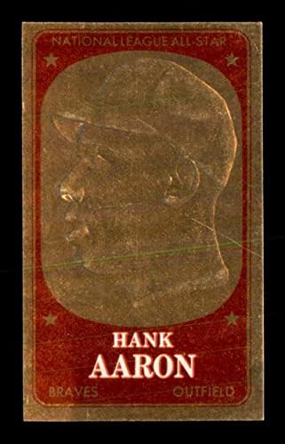 59 Hank Aaron HOF-1965 Topps Kabartmalı Beyzbol Kartları (Yıldız) Dereceli NM-Beyzbol Slabbed İmzalı Vintage Kartlar