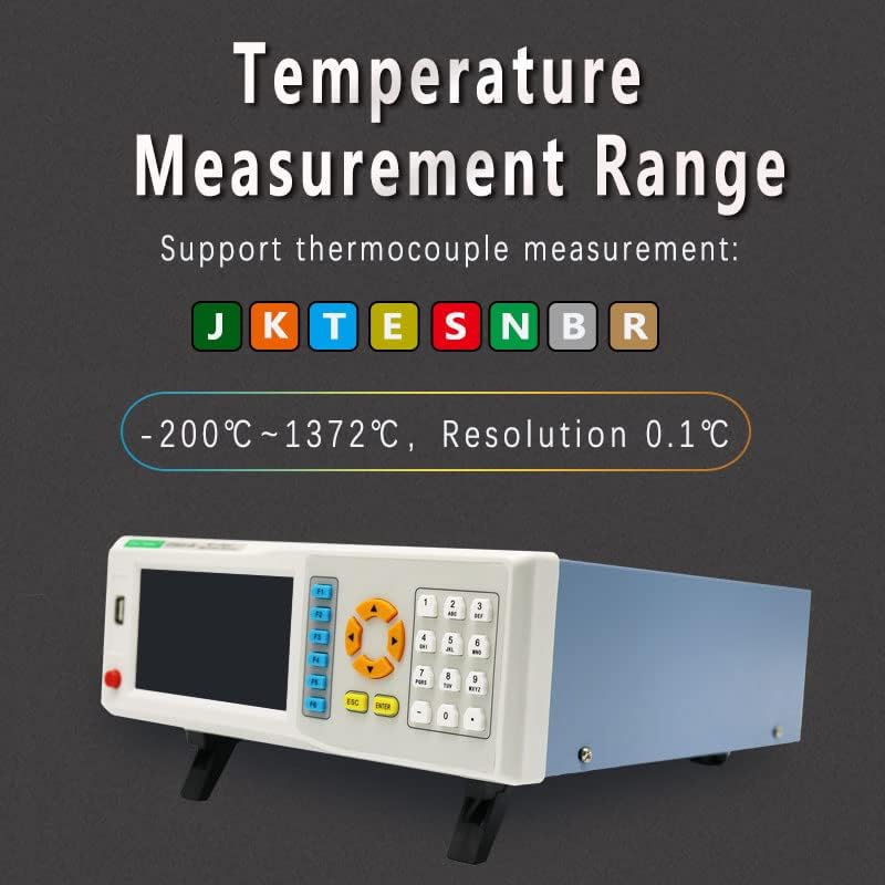 Çok Kanallı Sıcaklık Kontrol Dedektörü Termokupl ölçüm aleti K Tipi Termokupl Probu (ET3916-24)