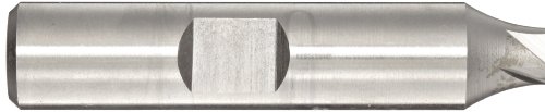 Melin Aracı A-DP Kobalt Çelik Matkap Değirmeni, Kaplanmamış (Parlak) Kaplama, 30 Derece Nokta Açısı, 2 Flüt, 2.4375 Toplam
