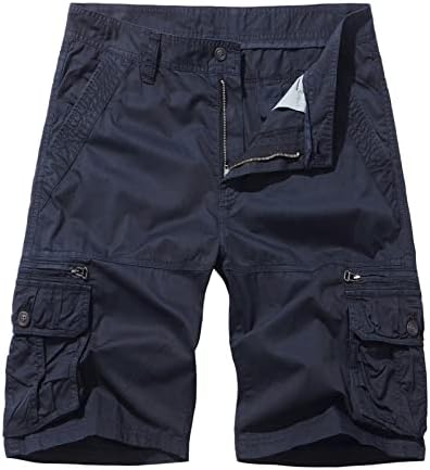 Ozmmyan erkek Yürüyüş Kargo Şort Açık Taktik Şort Erkekler için Çok Cep Yaz Rahat Pamuk Balıkçılık Kargo kısa pantolon
