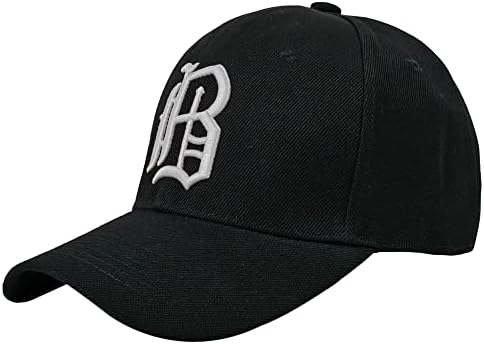 DEKEKE Unisex 45 Birmingham Beyzbol Şapkası İşlemeli Snapback Baronlar Şapka Ayarlanabilir Siyah