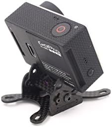 Usmıle ® fpv karbon Fiber 20-50 derece ayarlanabilir kamera Gopro Runcam gep150 gep180 gep210 çerçeve kiti için Sabitleme