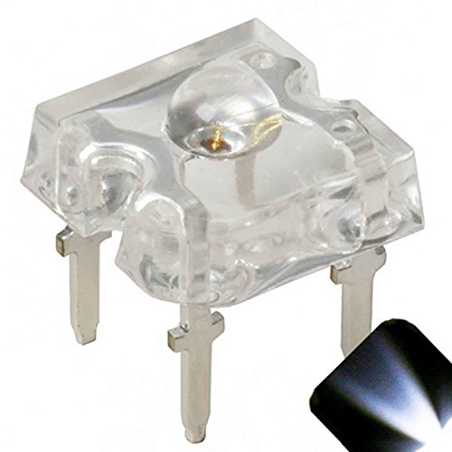 3mm Piranha Soğuk / Şeffaf Beyaz LED-Ultra Parlak Superflux (1000'li Paket)