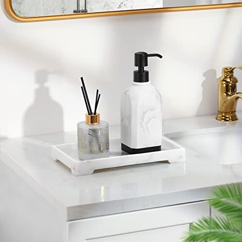 Luxspire El Sabunu Dispenseri, 14.5 oz/430ml Reçine Losyon Dispenserleri Banyo Tezgahı Sabunlukları, Mutfak Çamaşırları için