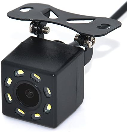 Otomatik Wayfeng WF ® HD CCD 8LED Gece Görüş Araba Dikiz Kamera 170 Geniş Açı Evrensel Araba Ters Dikiz Kamera Araba Yedekleme