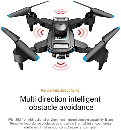 4K HD Kamera ile ZOTTEL Yetişkin Drone, Katlanabilir Mini Drone, 360 Derece Engellerden Kaçınma Mini Drone, rc dört pervaneli