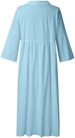 MIASHUI Peephole Elbiseler Kadınlar için Bayan Yaz Uzun Kollu Elbise Gevşek Bir Çizgi Düz Renk yaz elbisesi Kollu